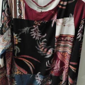 Colorful Paisley Patchwork Dress